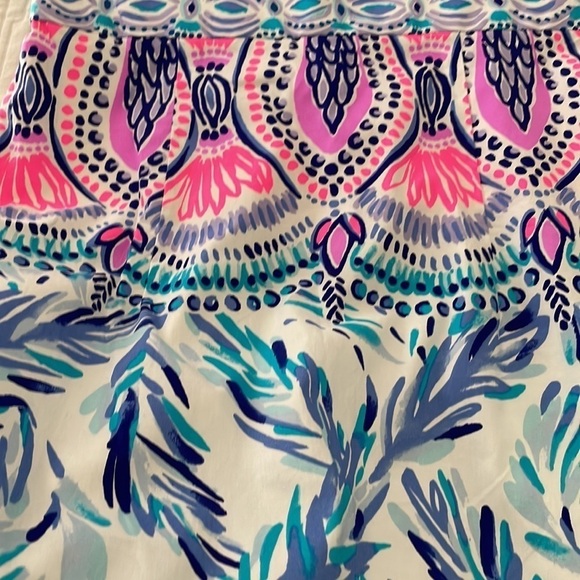 Lilly Pulitzer Iva Preppy Midi Fit Flare Multicolor Resort Wear Vacation Dress 0 - Picture 7 of 12